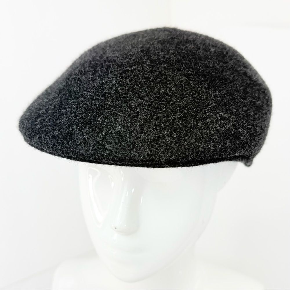 Charcoal Gray 100% Wool Peaky Blinders Newsboy Cap